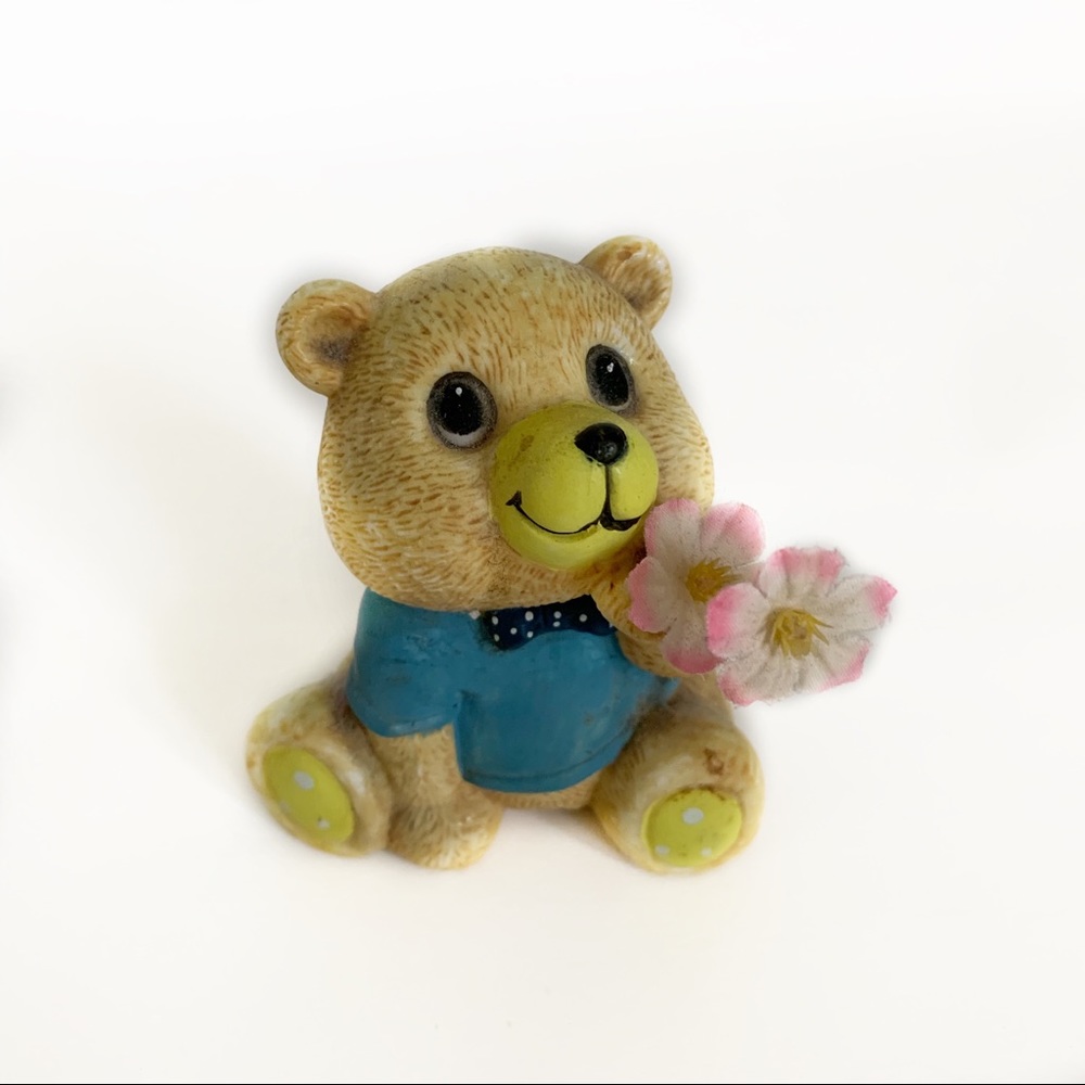 Ceramic Teddy Bear Figure